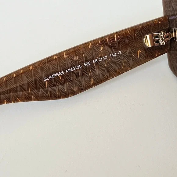 Max Mara Eyewear Glimpse Sunglasses NEW with Case - Picture 11 of 11